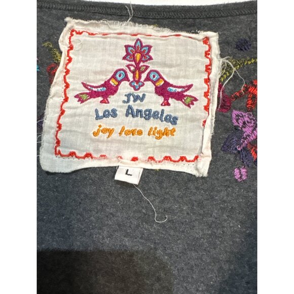 Joy Love Light L Embroidered Floral Tunic Dress - Picture 3 of 6